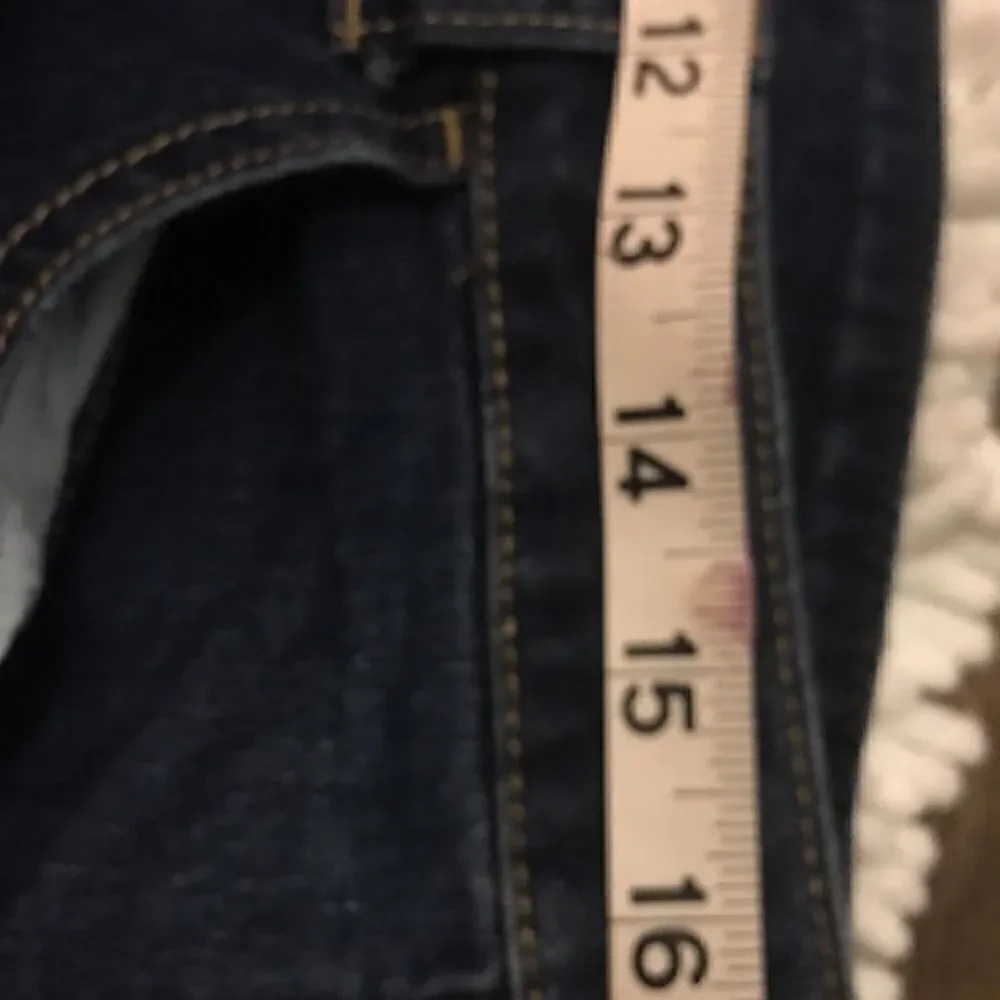 Justice Girls Jeans Size 18 1/2 Dark Wash